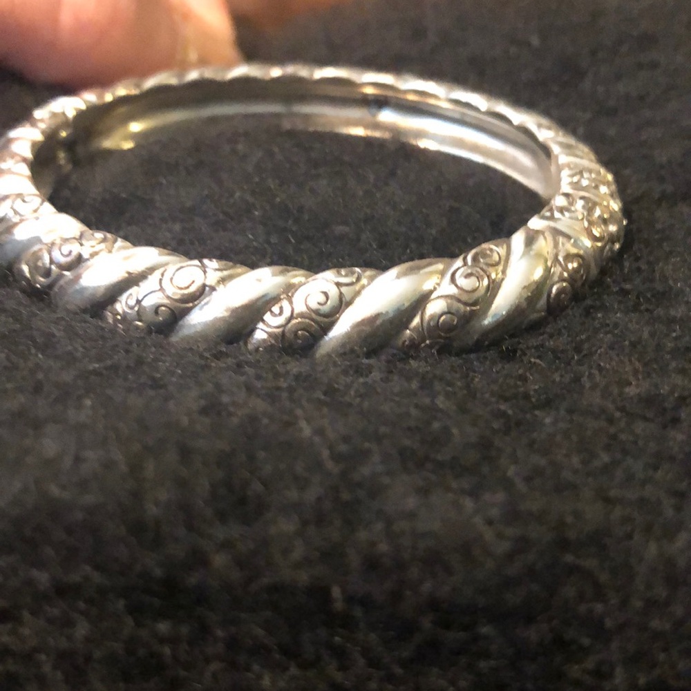 Brighton silver rope bracelet